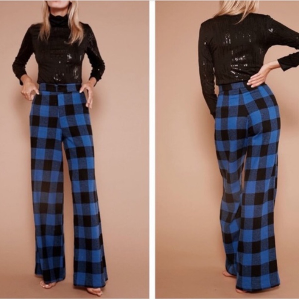 SugarHigh Lovestoned Woody Plaid Pants sz0P. RARE